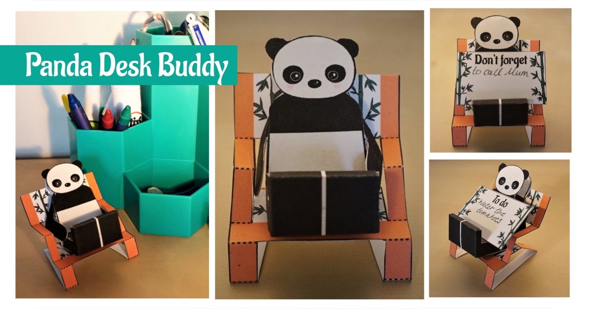 Panda desk buddy