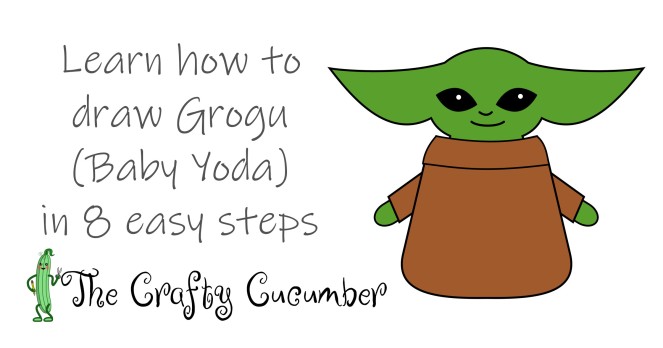 How To Draw Grogu Baby Yoda In 8 Easy Steps